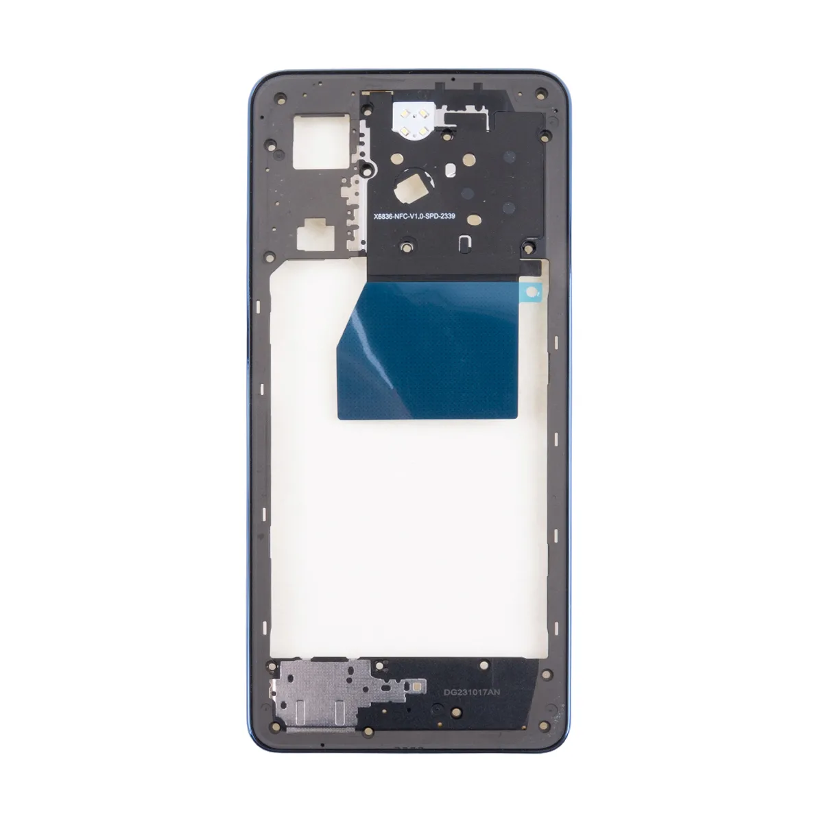 Средняя часть для Infinix Hot 40 (X6836) Голубой