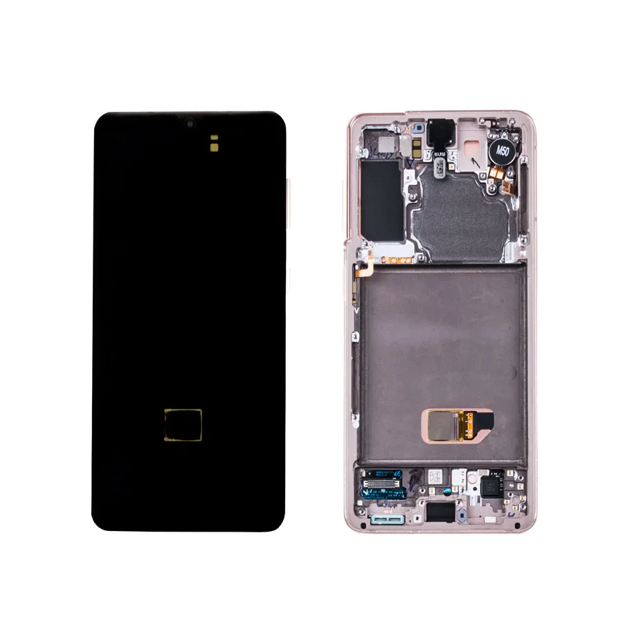 Дисплей для Samsung Galaxy S21 (G991B) модуль с рамкой Фиолетовый - OR (SP)