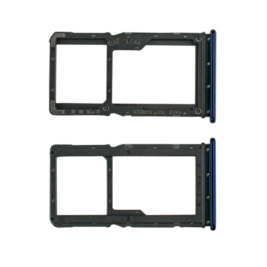 Держатель SIM для Xiaomi Redmi Note 7/7 Pro (M1901F7H/M1901F7G) Синий