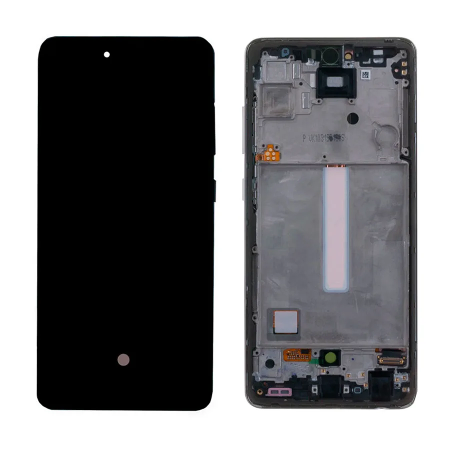 Дисплей для Samsung Galaxy A52/A52 5G/A52s 5G (A525F/A526B/A528B) модуль с рамкой Черный - OR (SP)