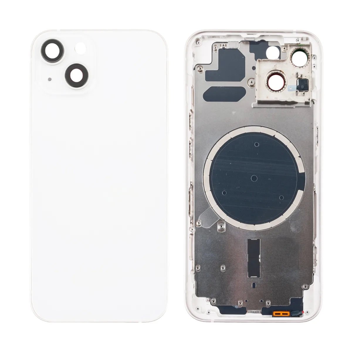 Корпус для iPhone 13 (A2635) (1 Sim) Белый - Премиум