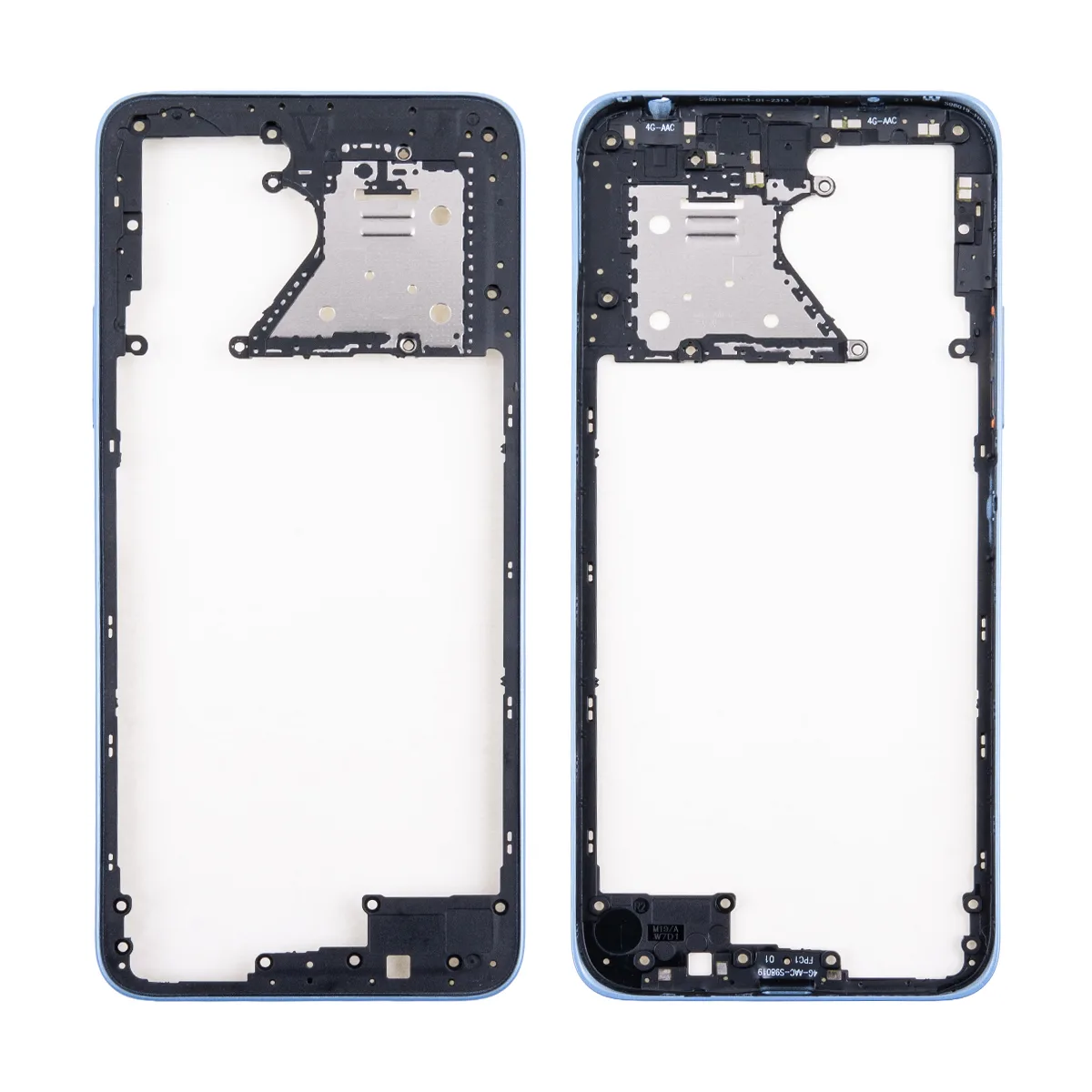 Средняя часть для Xiaomi Redmi 12 4G (23053RN02Y) Голубой