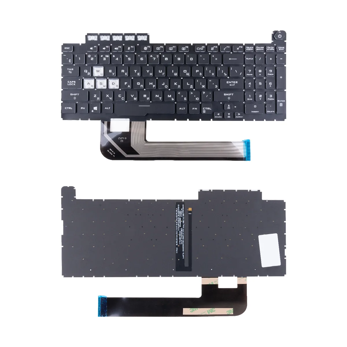 Клавиатура для ноутбука Asus TUF Gaming A15/A17/F15/F17 Черный
