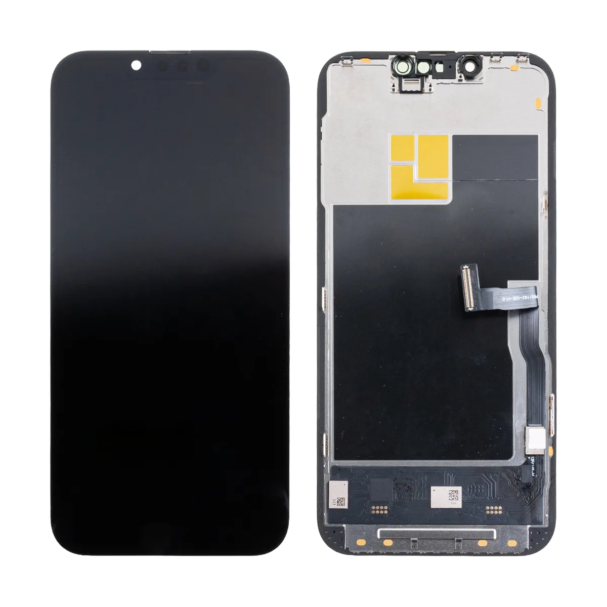 Дисплей для iPhone 13 Pro (A2640) в сборе с тачскрином Черный - (Soft OLED, Full HD, 120 Гц) (с вери