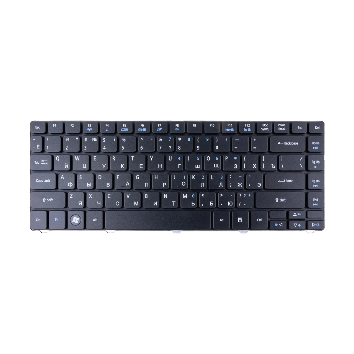 Клавиатура для ноутбука Acer Aspire 3410/3410G/3410T/3810/3810T/3810TG/3815/3820/3820G/3820T Черный
