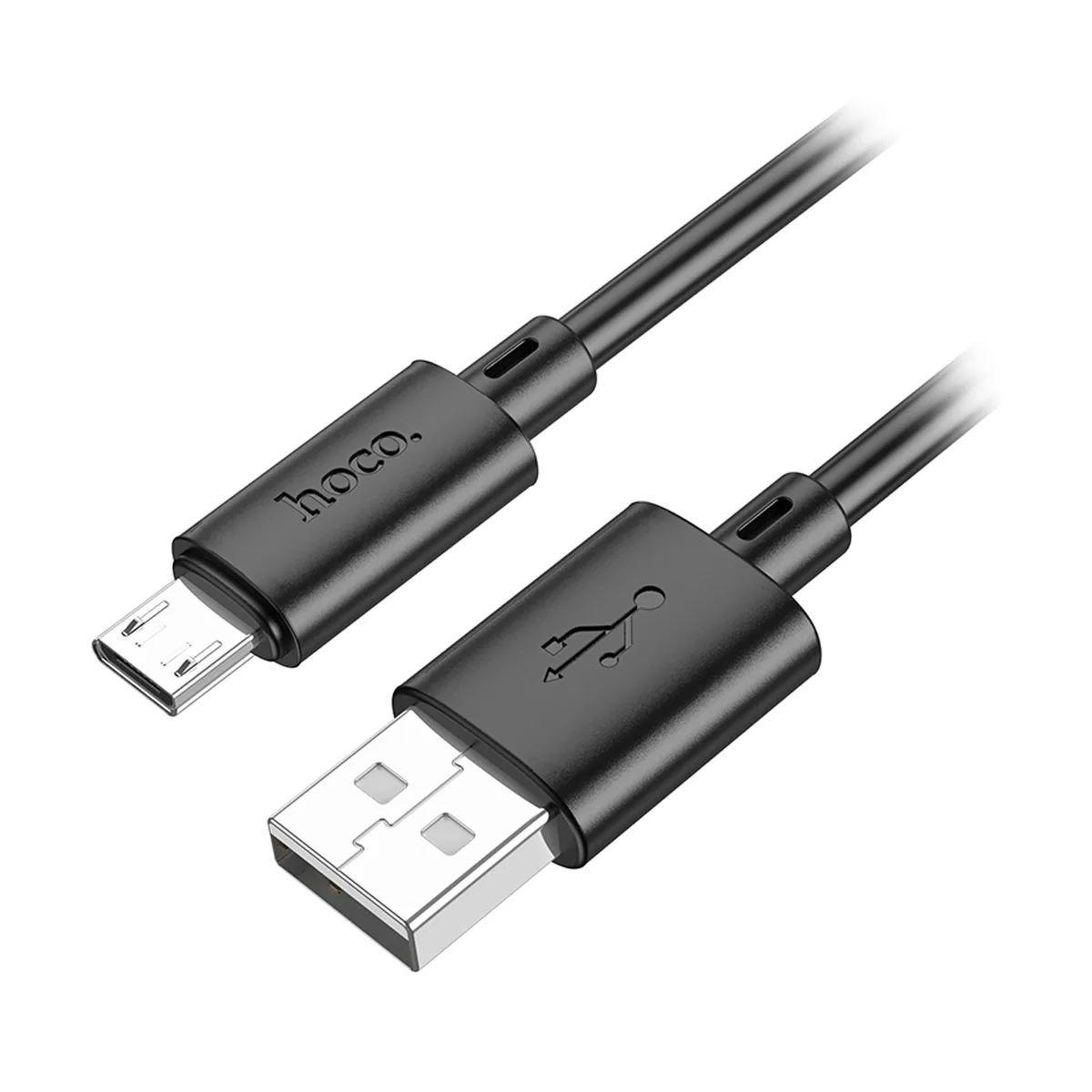 Кабель USB - MicroUSB Hoco X88 (2.4A) Черный