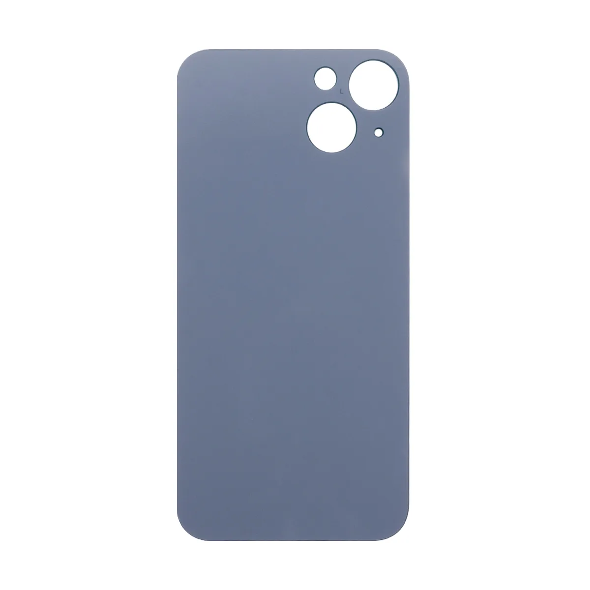 Задняя крышка для iPhone 13 (A2635) Красный (стекло, монолит, широкий вырез под камеру, логотип) - П