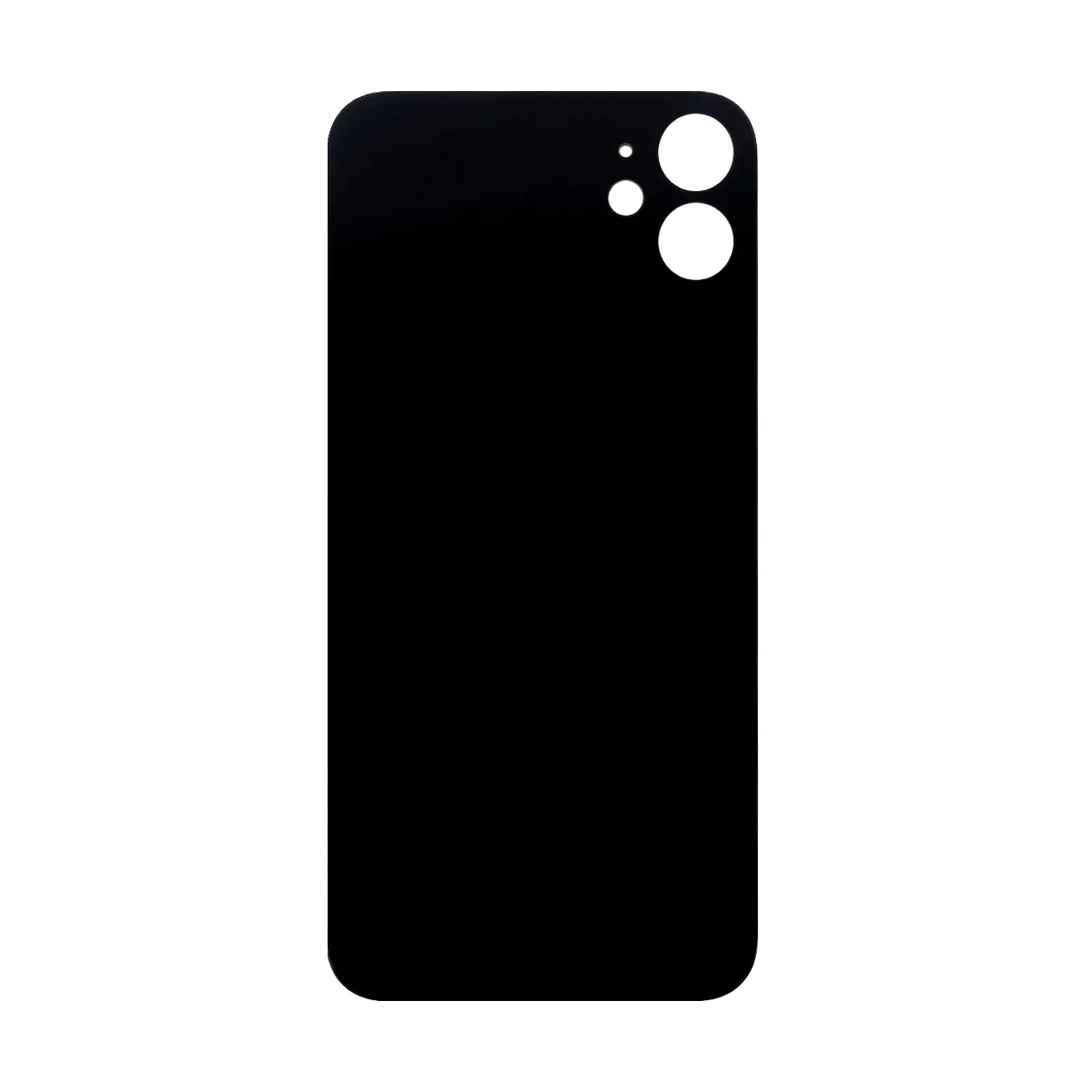 Задняя крышка для iPhone 11 (A2221) Фиолетовый (стекло, монолит, широкий вырез под камеру, логотип)