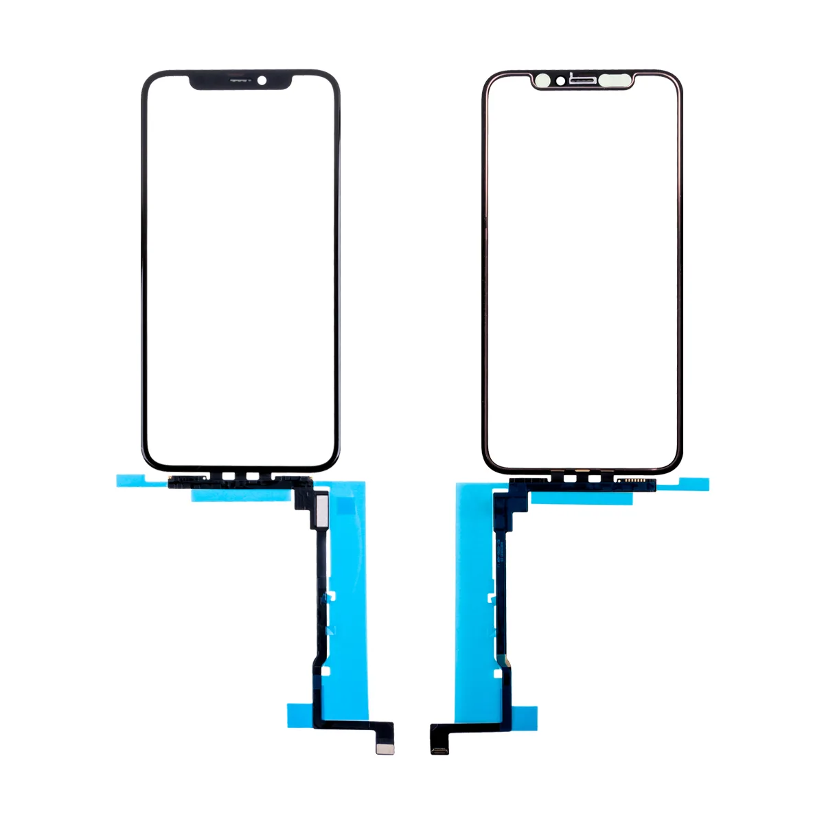 Стекло для переклейки iPhone 11 Pro (A2215) с OCA пленкой + тачскрин Черный - OR (Mitsubishi)