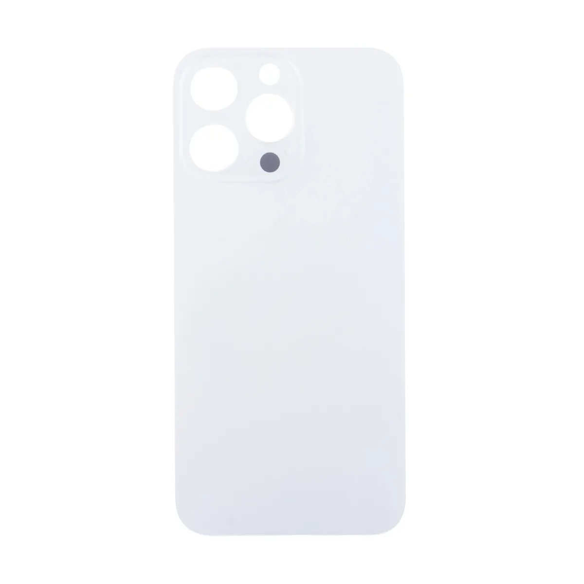 Задняя крышка для iPhone 13 Pro (A2640) Белый (стекло, широкий вырез под камеру, логотип)