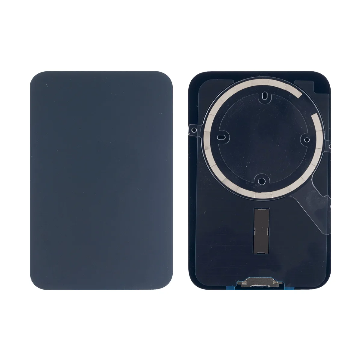 Задняя крышка для iPhone 17 Pro (A3523) Синий (стекло, монолит, MagSafe, логотип) - Премиум