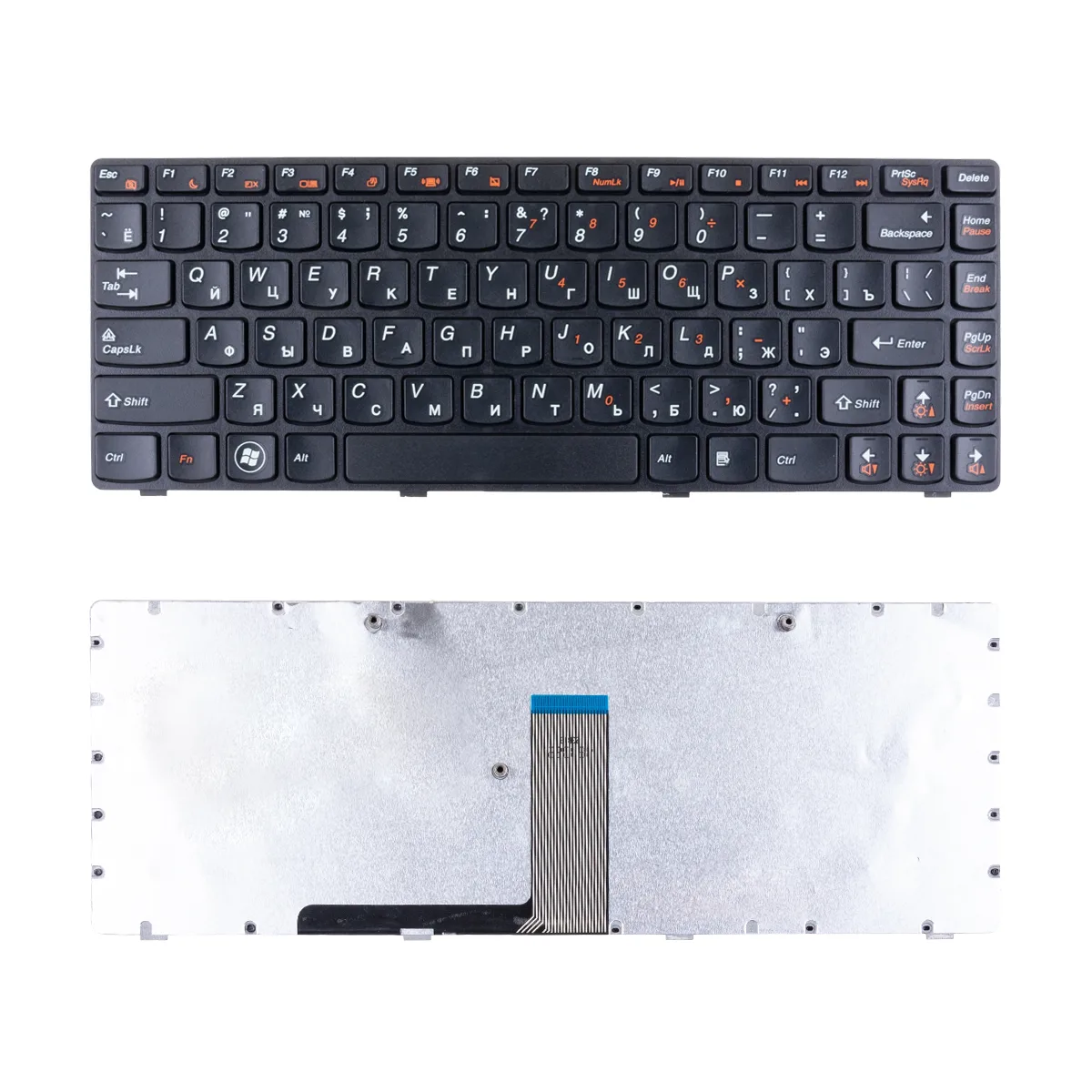 Клавиатура для ноутбука Lenovo IdeaPad B470/G470/V470 (с рамкой) Черный
