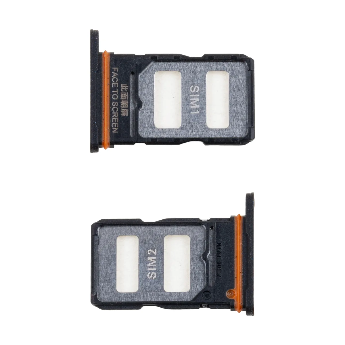 Держатель SIM для Xiaomi Poco F6 (24069PC21G) Черный
