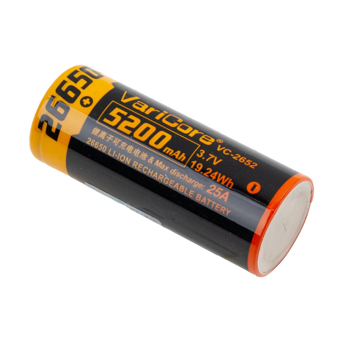 Аккумулятор 26650 VariCore 3.7V 5200 mAh 25A Высокотоковый