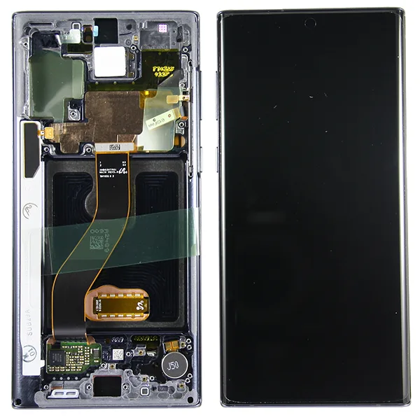 Дисплей для Samsung Galaxy Note 10 (N970F/N971F) модуль с рамкой Черный - OR (SP)