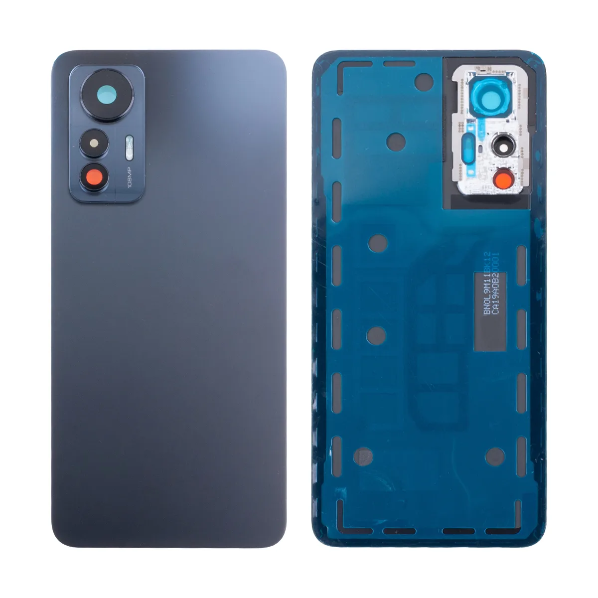 Задняя крышка для Xiaomi 12 Lite (2203129G) Черный - Премиум