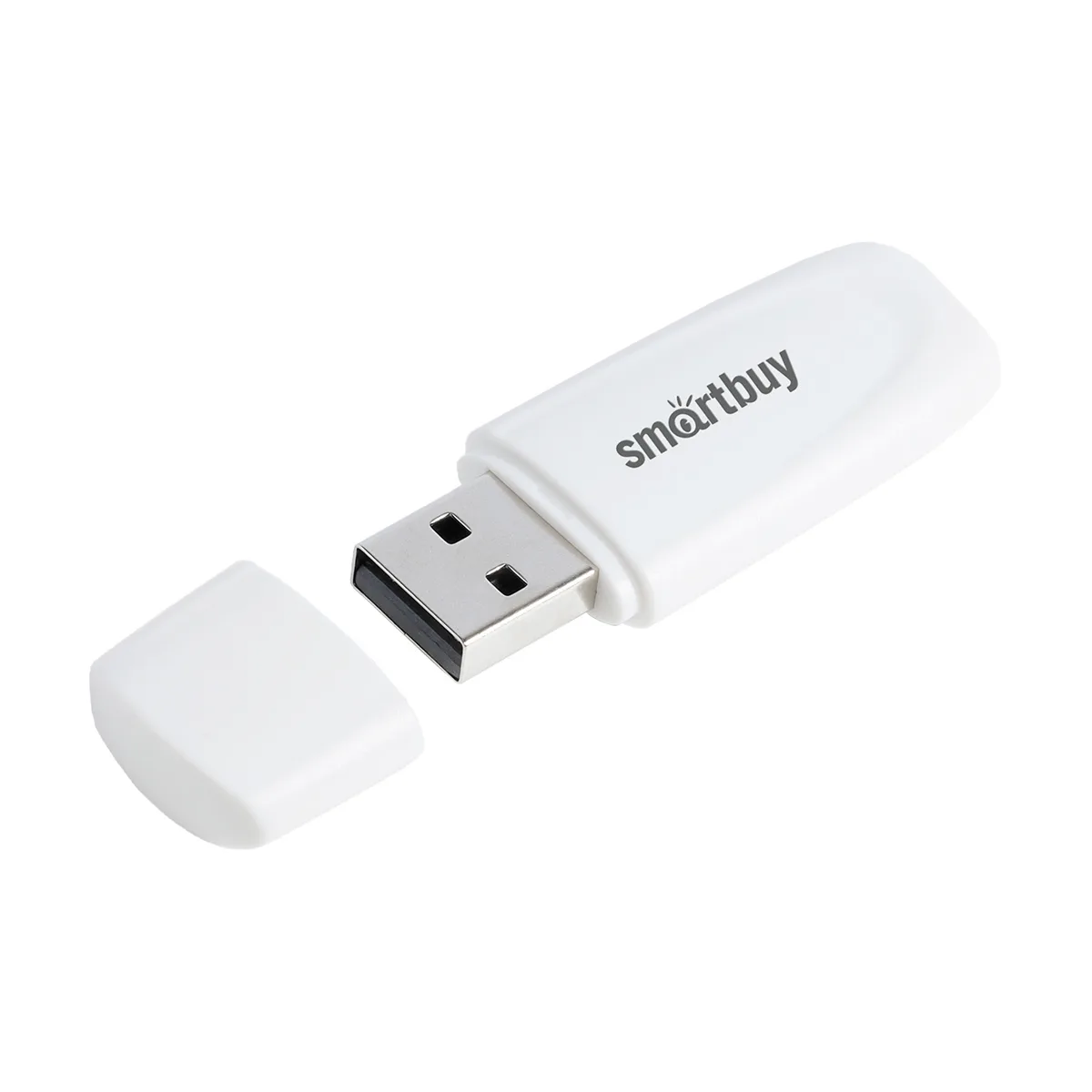 USB-флеш (USB 2.0) 64GB Smartbuy Scout Белый