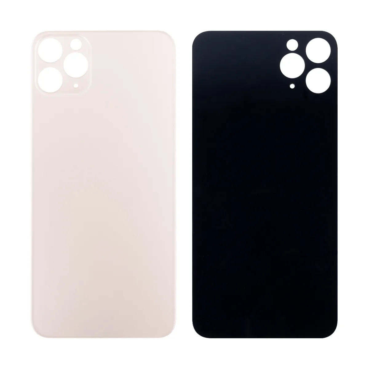 Задняя крышка для iPhone 11 Pro Max (A2218) Золото (стекло, монолит, широкий вырез под камеру, логот