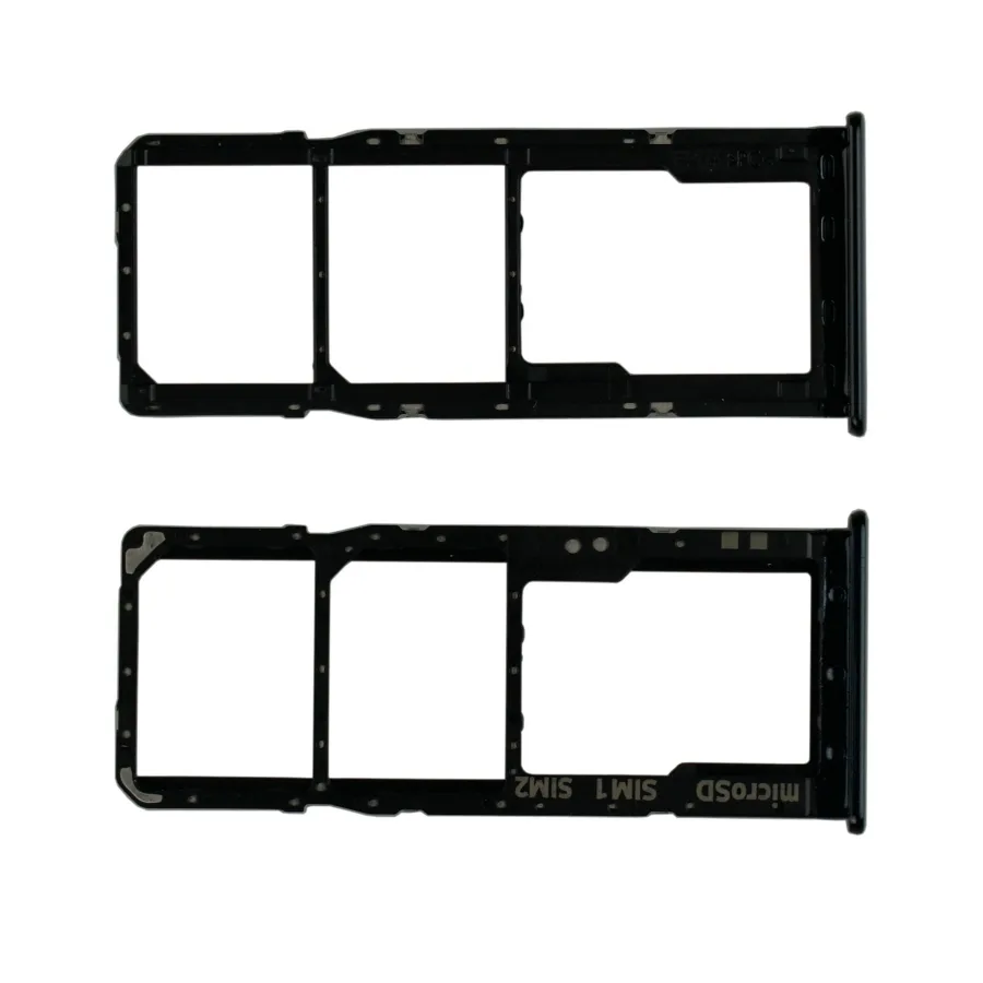 Держатель SIM для Samsung Galaxy A30s (A307F) Черный
