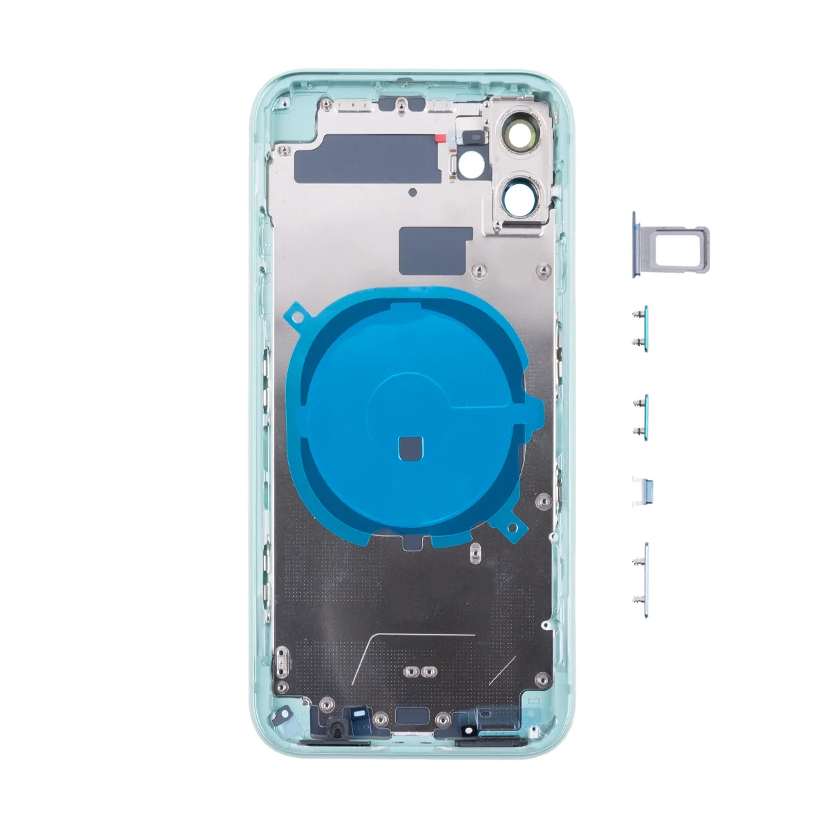 Корпус для iPhone 11 (A2221) (1 Sim) Зеленый - Премиум