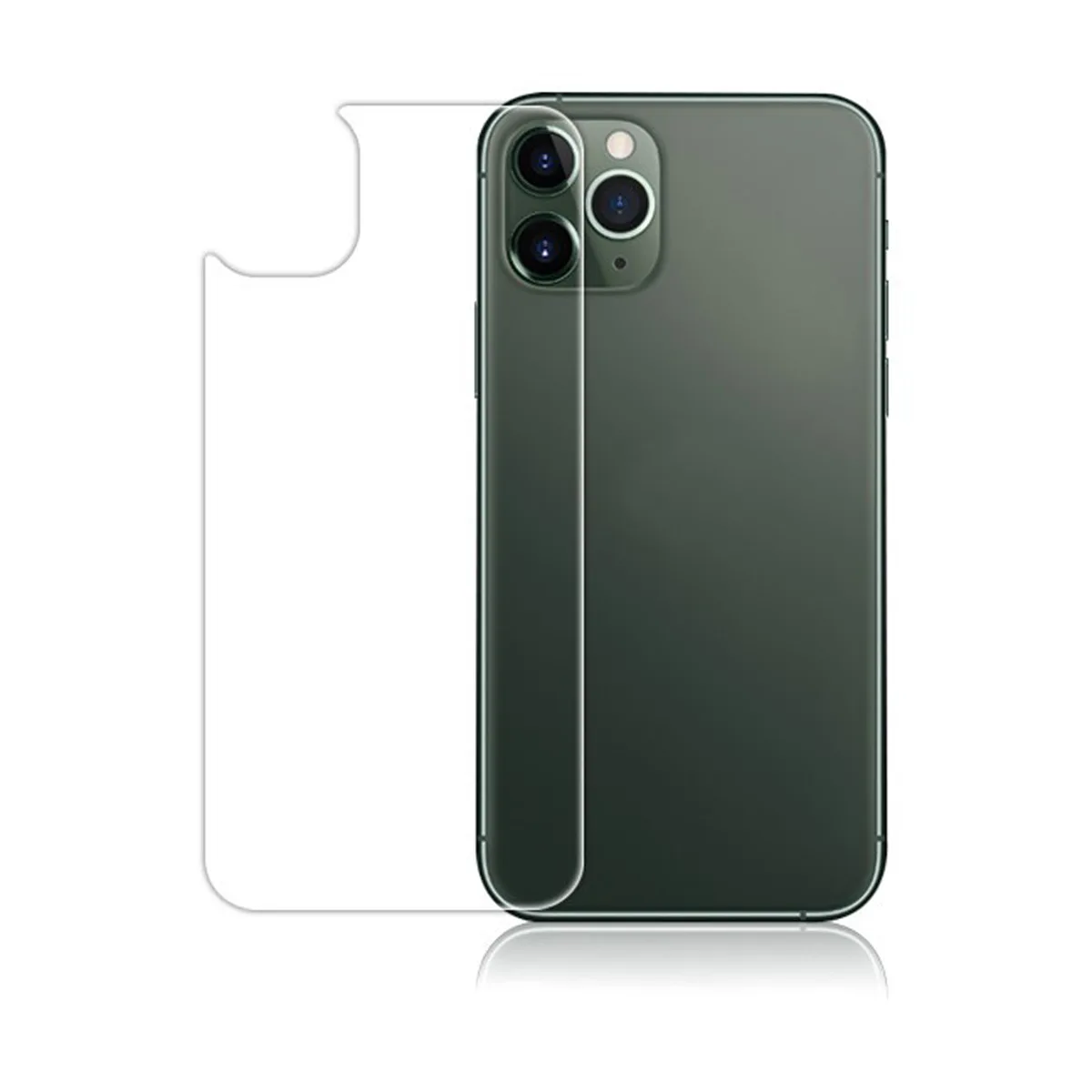 Защитная пленка на заднюю панель для iPhone 11 (силикон, глянцевая)