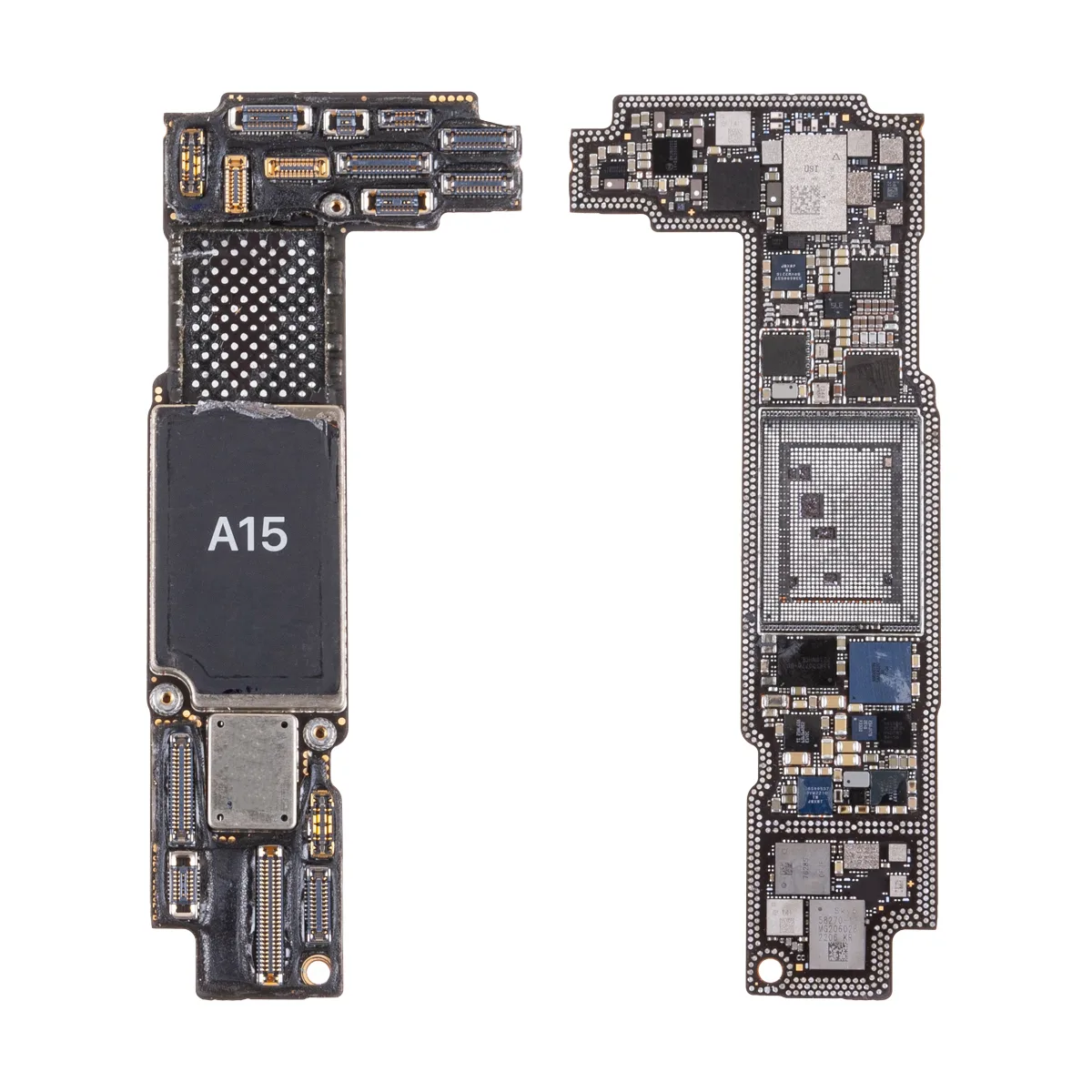 Материнская плата для iPhone 13 (A2635) Sim+E-Sim без микросхем (Верхняя часть)