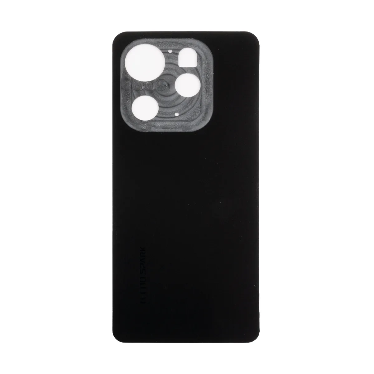 Задняя крышка для Tecno Spark 20 Pro (KJ6) Черный - Премиум
