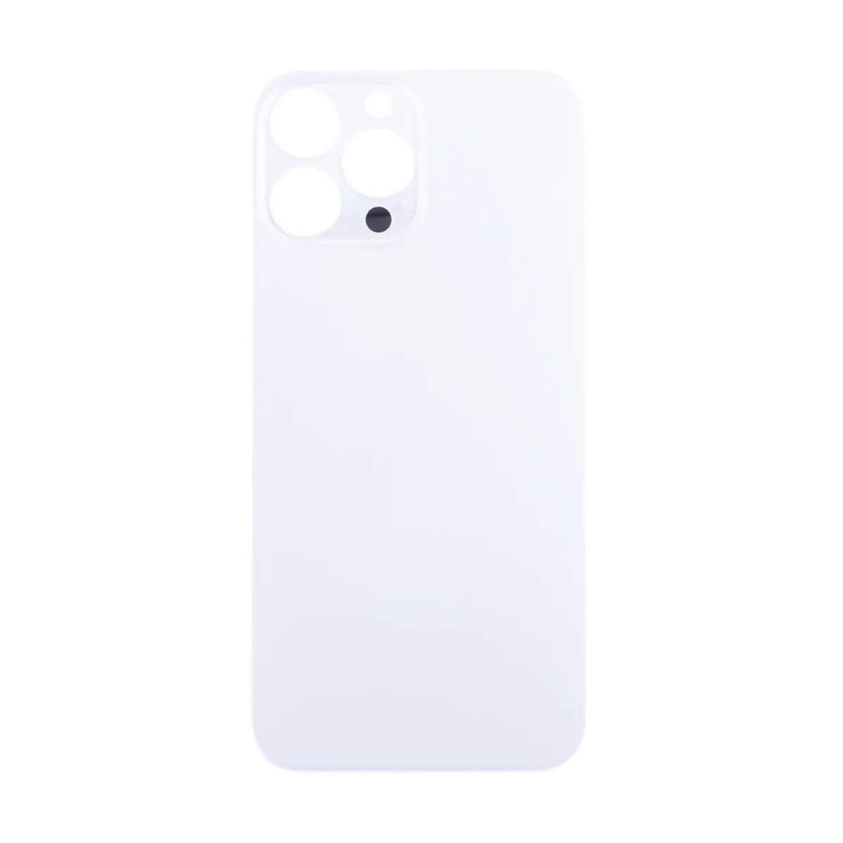 Задняя крышка для iPhone 13 Pro Max (A2645) Белый (стекло, монолит, широкий вырез под камеру, логоти