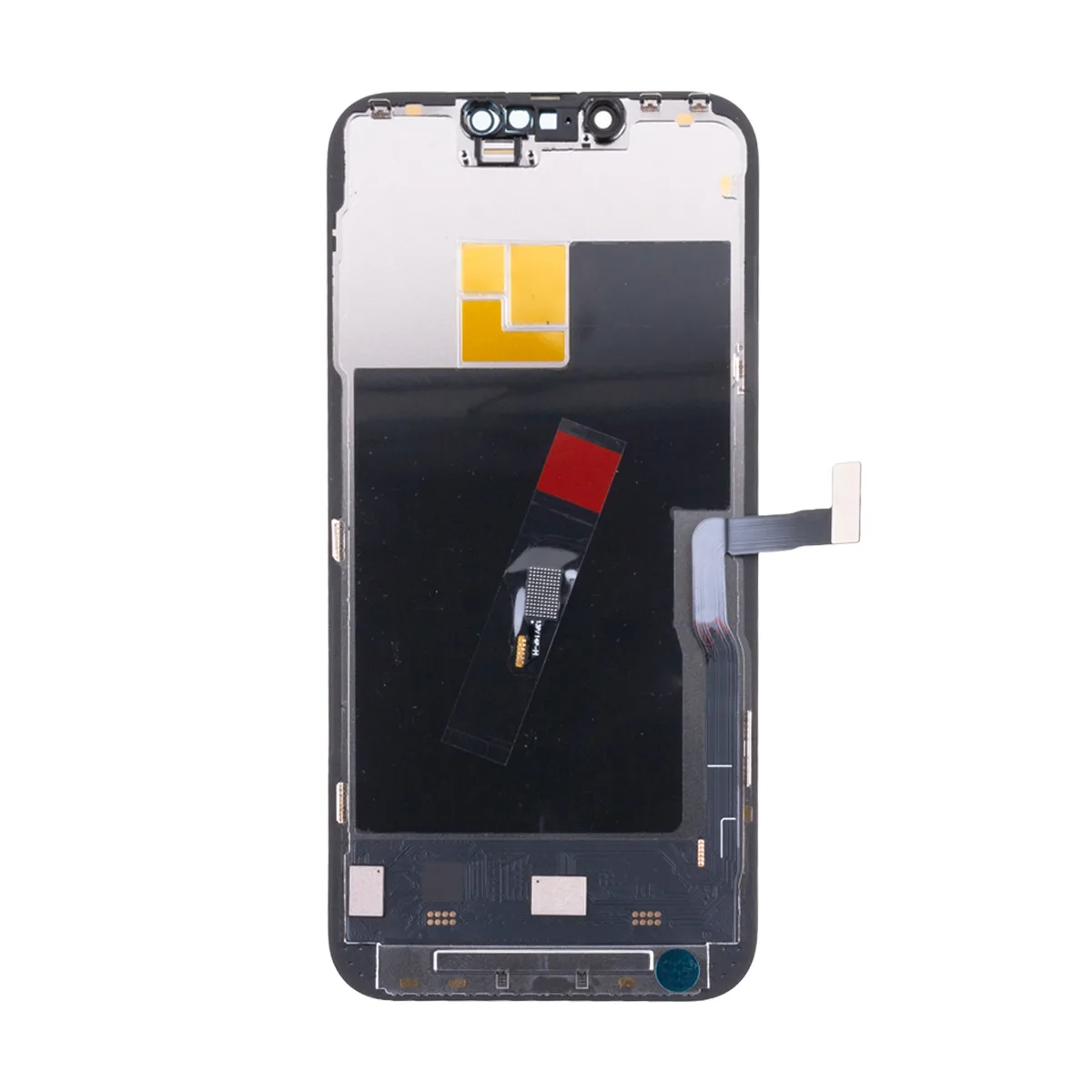 Дисплей для iPhone 13 Pro (A2640) в сборе с тачскрином Черный - (Soft OLED, Full HD, 120 Гц) (площад