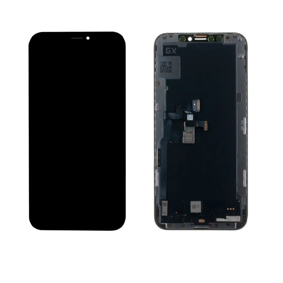 Дисплей для iPhone Xs (A2097/A1920) в сборе с тачскрином Черный - (Hard OLED, Full HD)