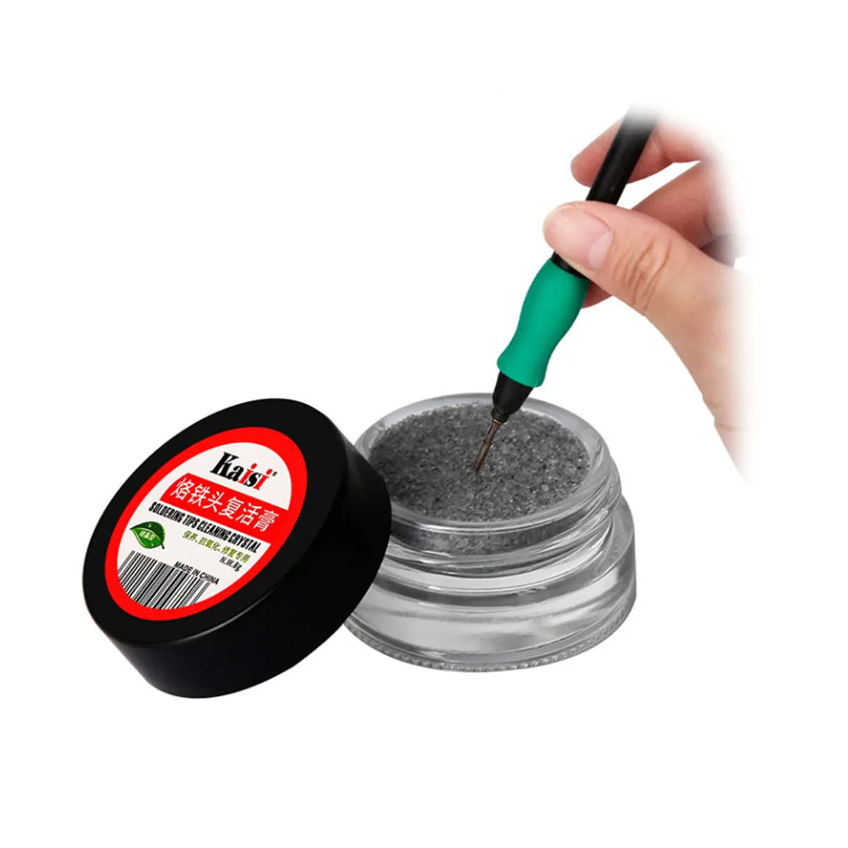 Очиститель жал паяльника Kaisi Cleaning Crystal (8 г, кристаллический состав)