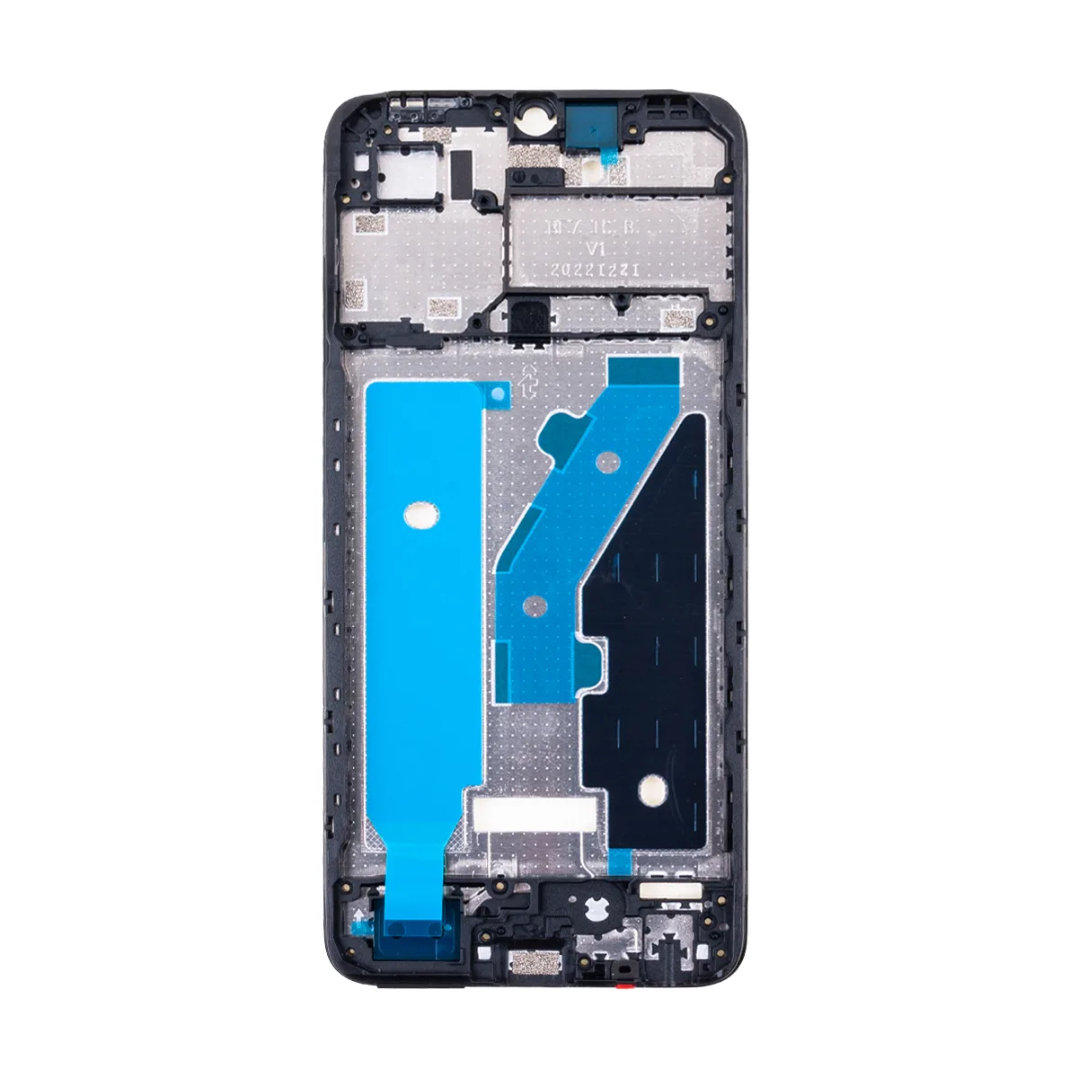 Рамка дисплея для Tecno Spark Go 2023 (BF7) Черный (возможен дефект ЛКП)