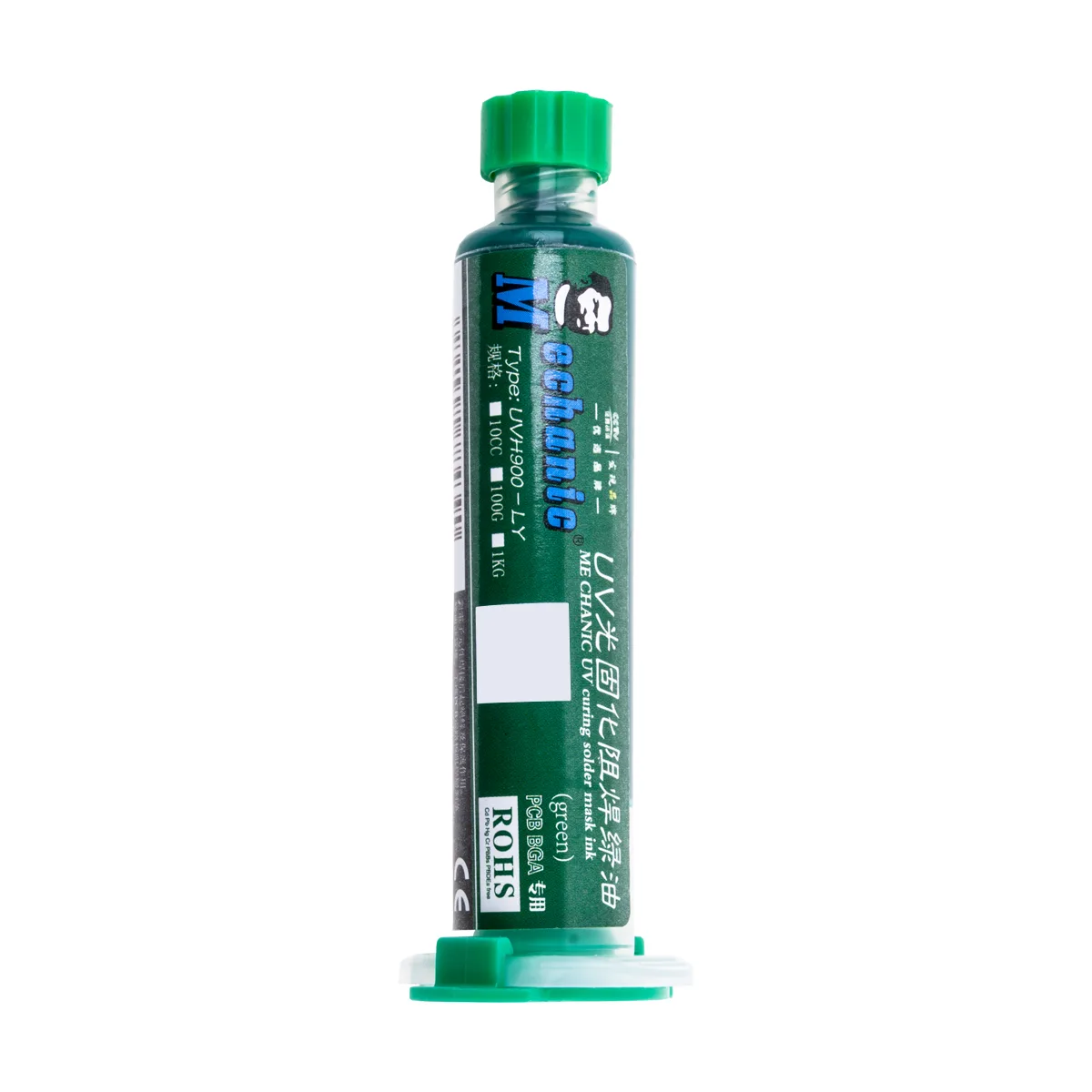 Паяльная маска Mechanic UVH900-LY (10 мл, UV, зеленый)