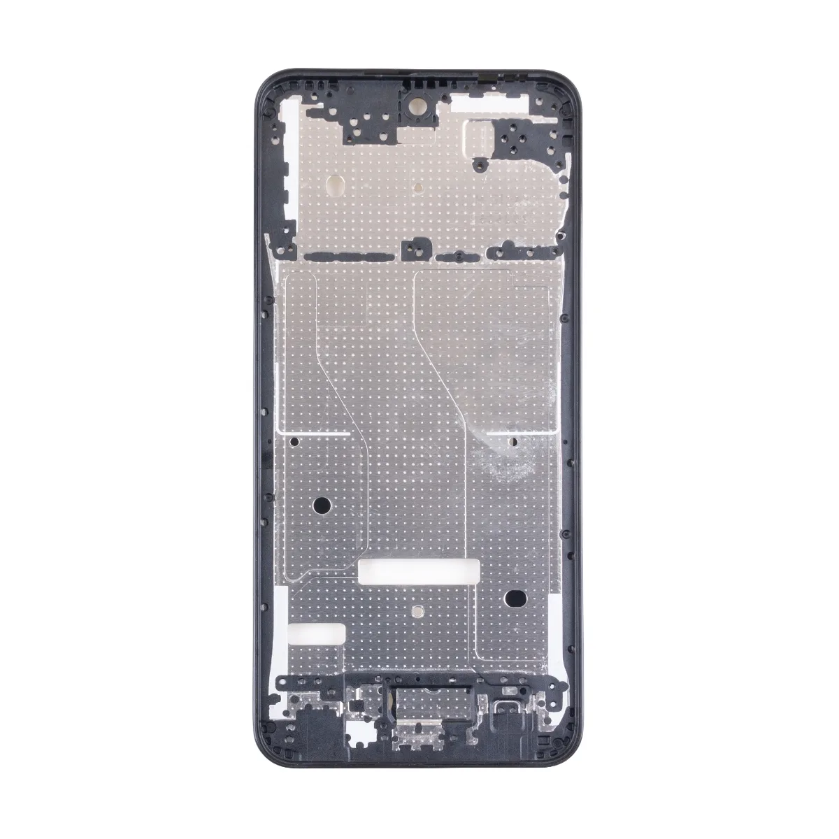 Рамка дисплея для Tecno Spark Go 2 (KM4) Черный (возможен дефект ЛКП)