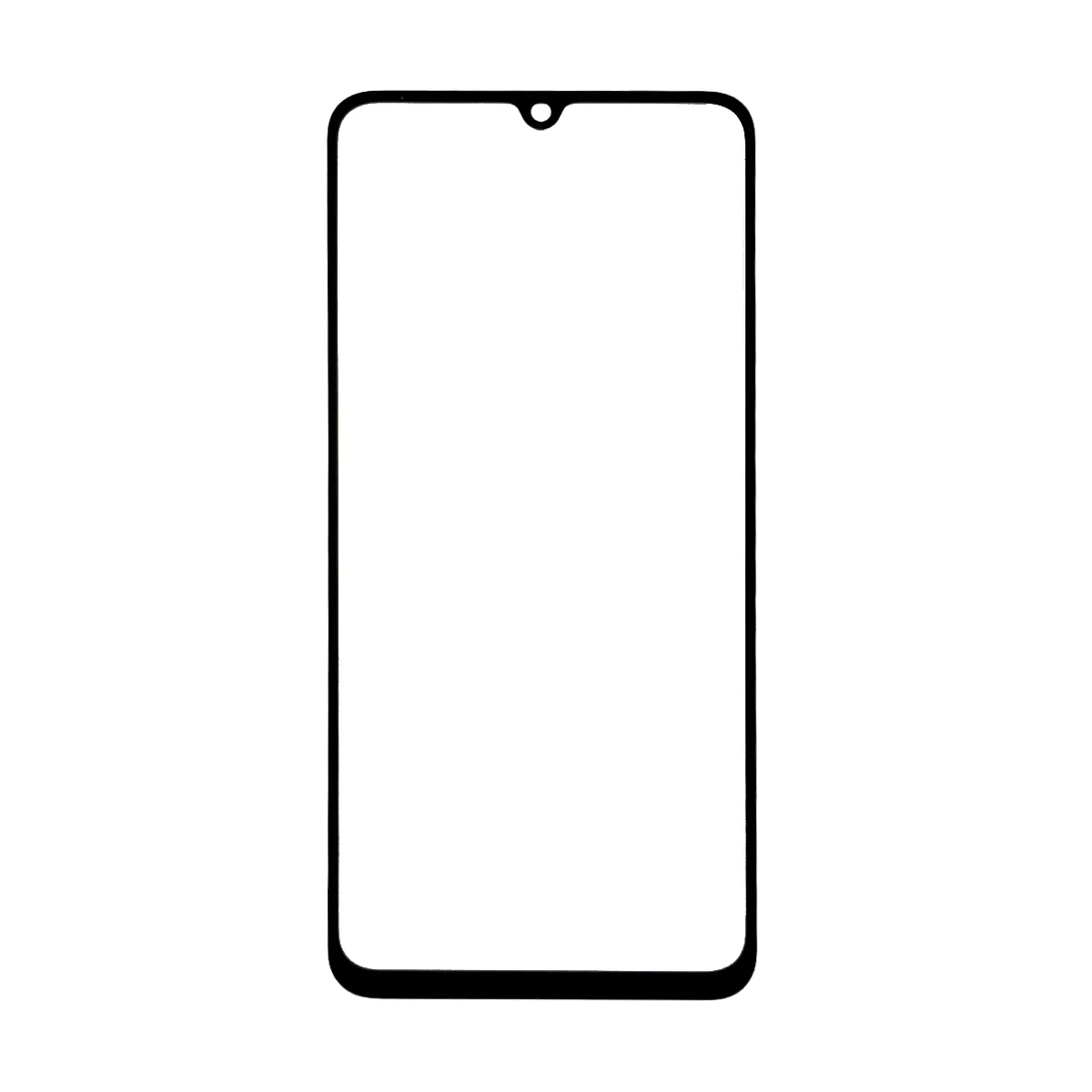 Стекло для переклейки Xiaomi Redmi A5/Poco C71 (25028RN03A/25028PC03G) с OCA пленкой Черный - OR (Mi