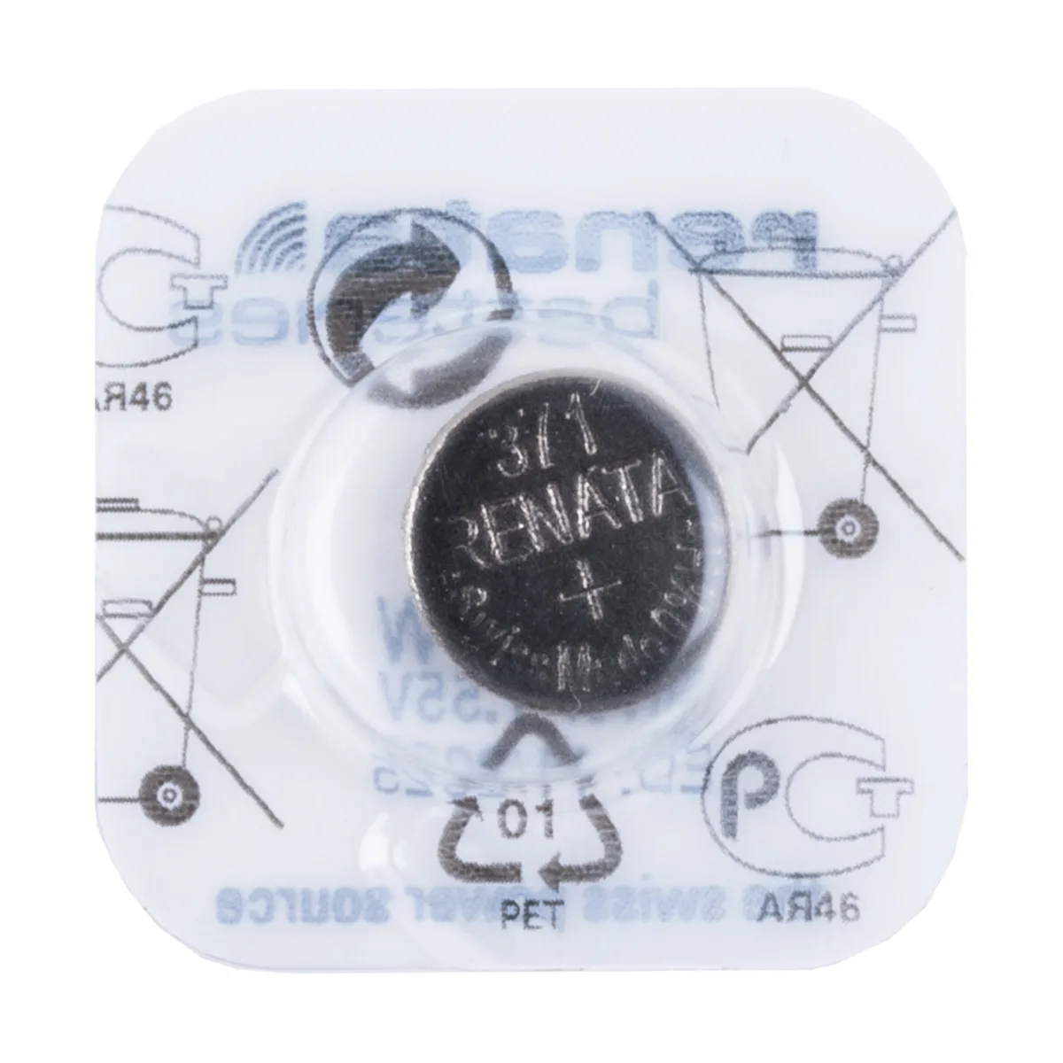 Батарейка 371/SR920SW Renata Silver 1.55V