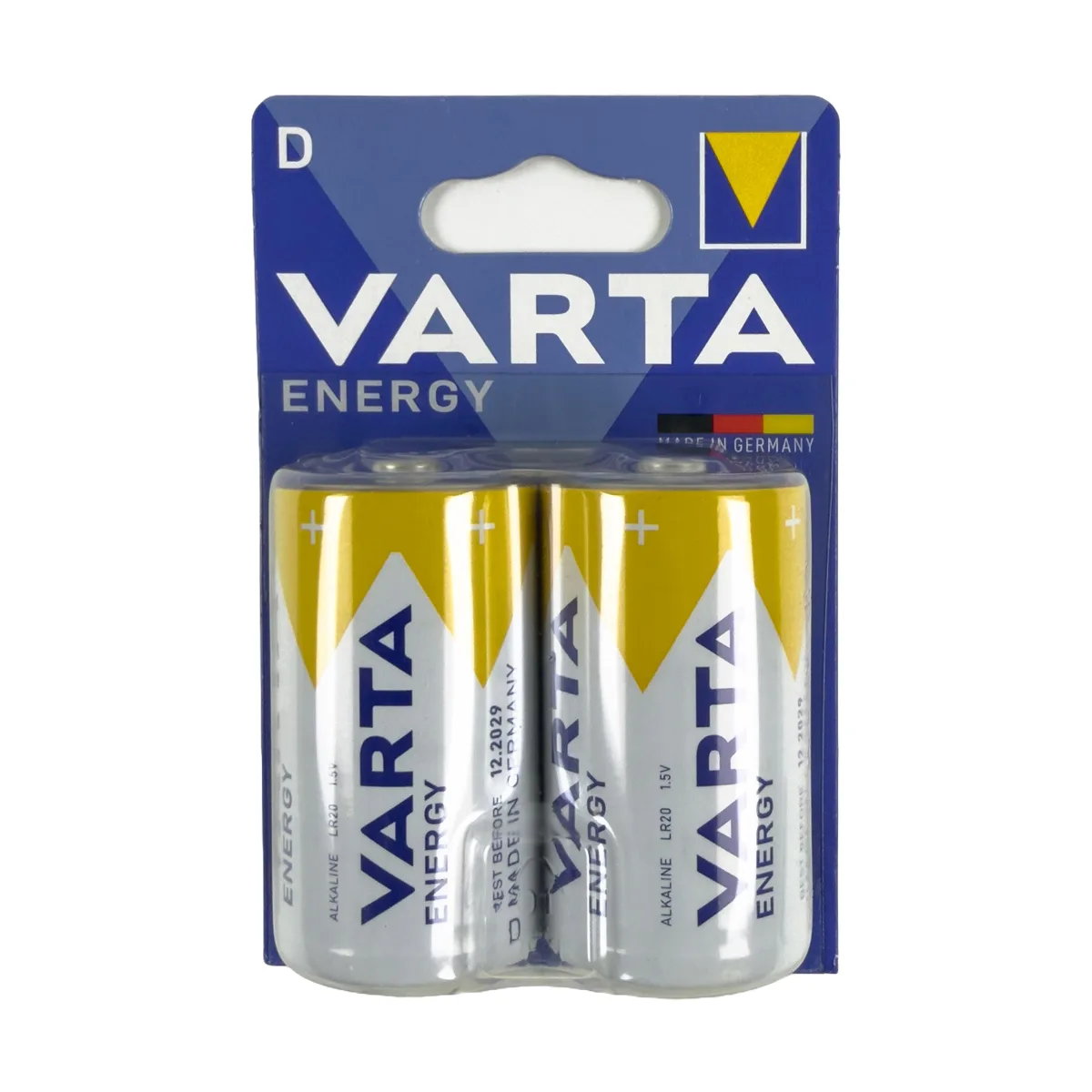 Батарейка D LR20 Varta ENERGY 1.5V (2 шт. в блистере)