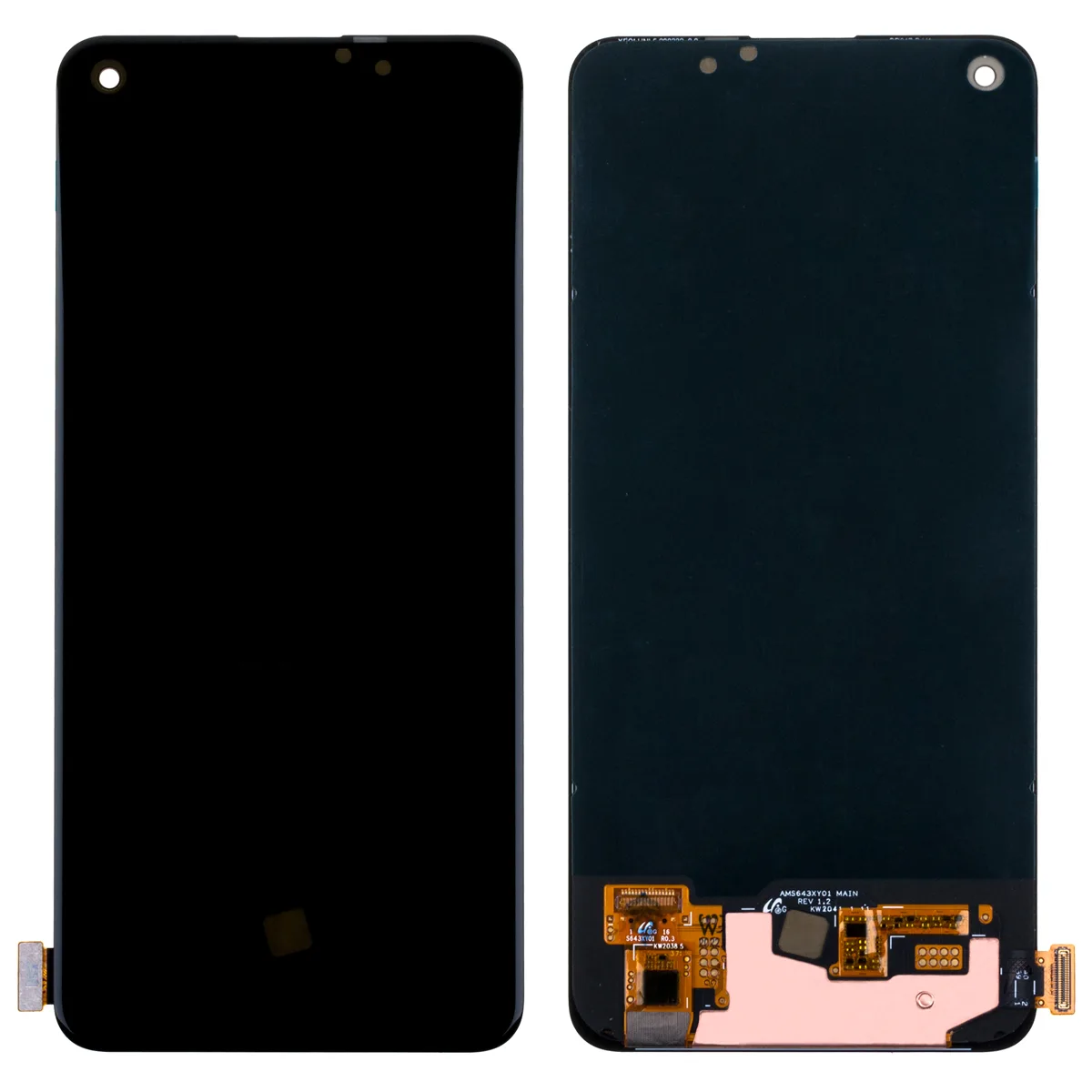 Дисплей для Realme 8 4G (RMX3085) в сборе с тачскрином Черный - (OLED)
