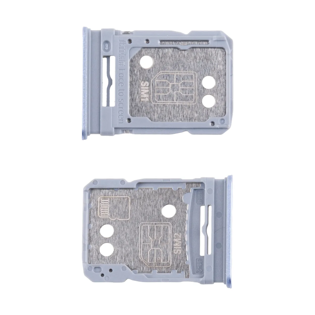 Держатель SIM для Realme 12 4G (RMX3871) Голубой