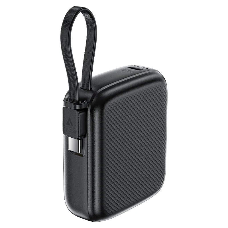 Внешний Аккумулятор (Power Bank) Acefast M15 10000 mAh (20W, PD, Type-C, LED индикатор) Черный