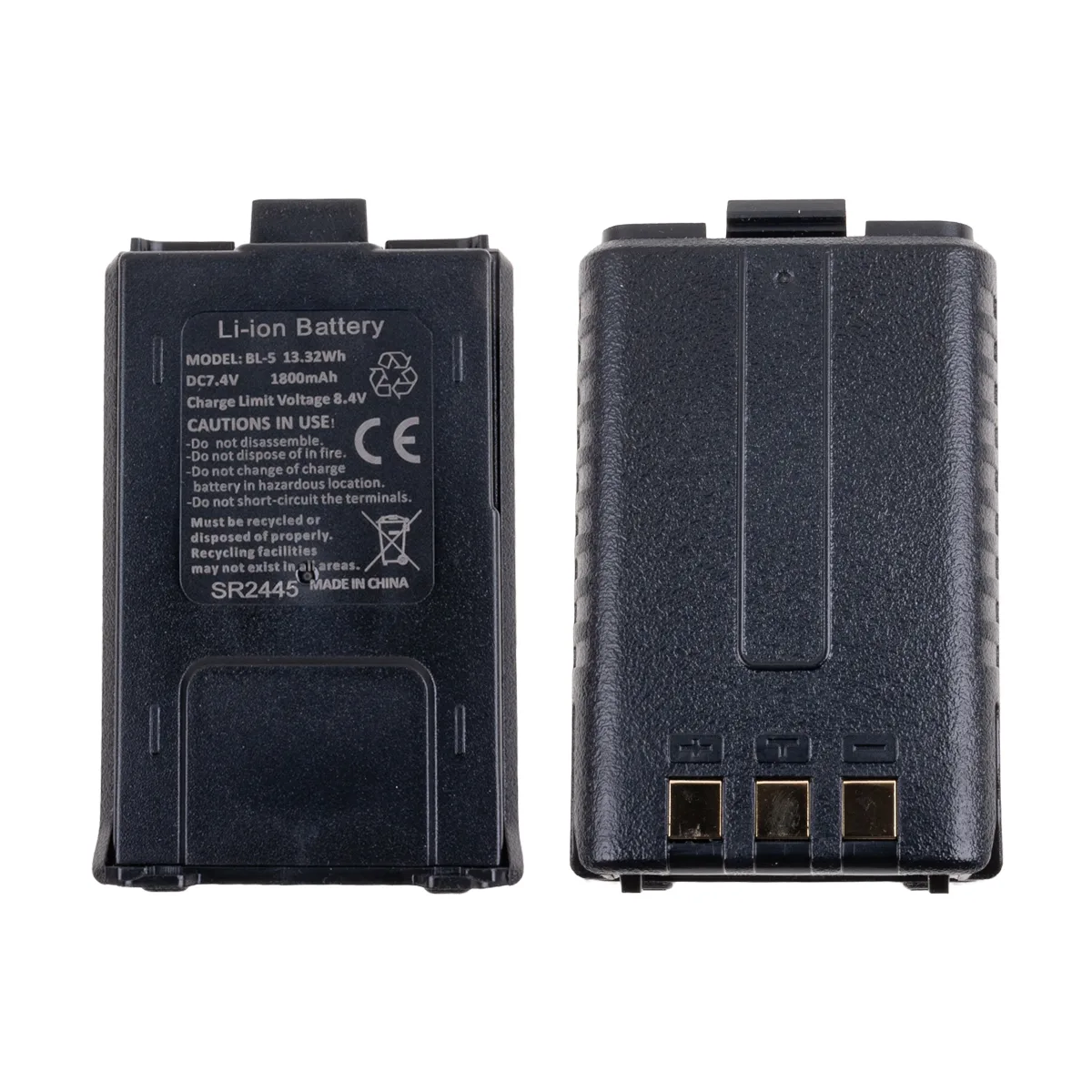 Аккумулятор для радиостанции Baofeng UV-5R/UV-5RE/DM-5R BL-5 (1800 mAh)