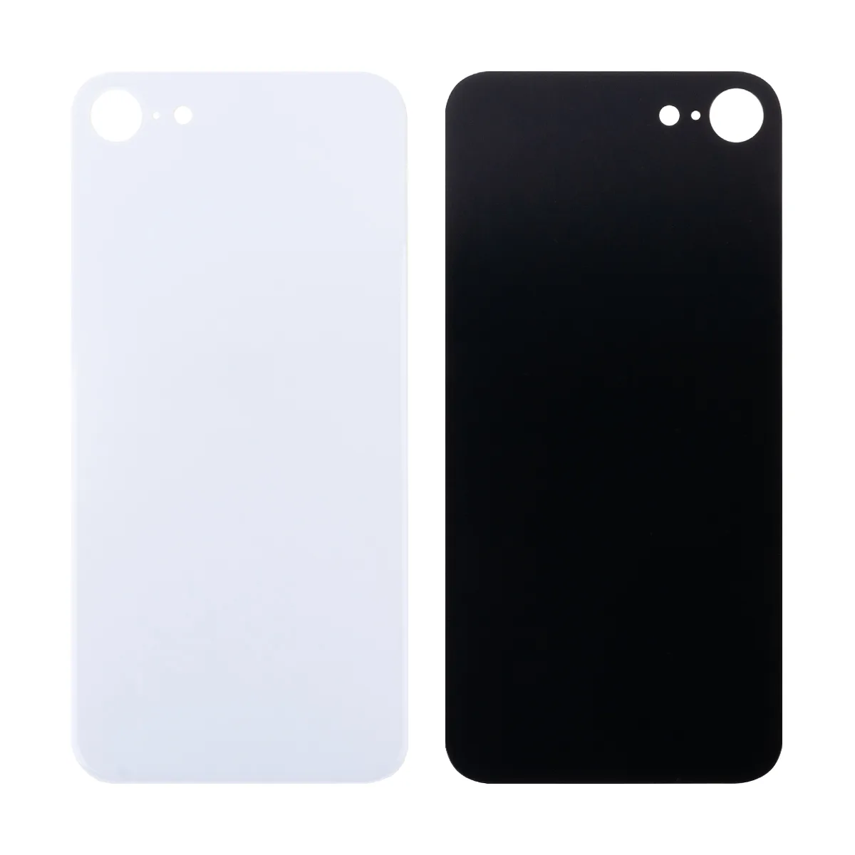 Задняя крышка для iPhone SE 2020 (A2296) Белый (стекло, монолит, широкий вырез под камеру, логотип)