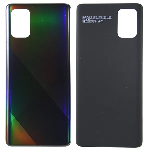Задняя крышка для Samsung Galaxy A71 (A715F) Черный