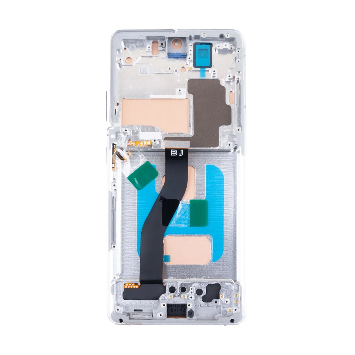 Дисплей для Samsung Galaxy S21 Ultra (G998B) модуль с рамкой Серебро - (In-Cell)