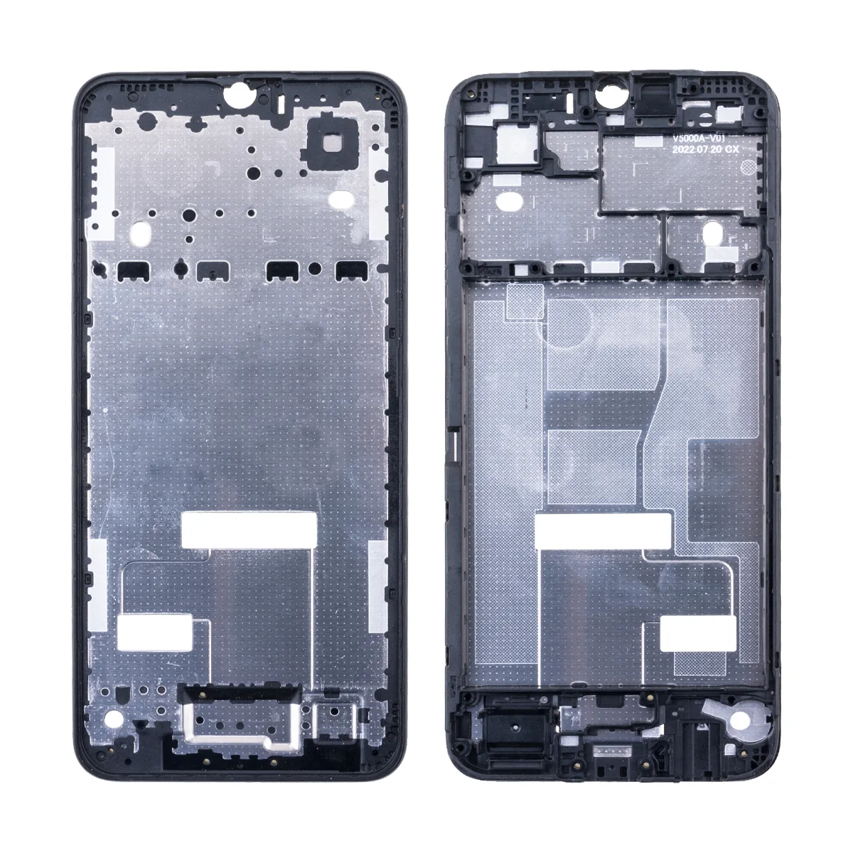 Рамка дисплея для Realme C30/Narzo 50i Prime (RMX3581/RMX3506) Черный (возможен дефект ЛКП)