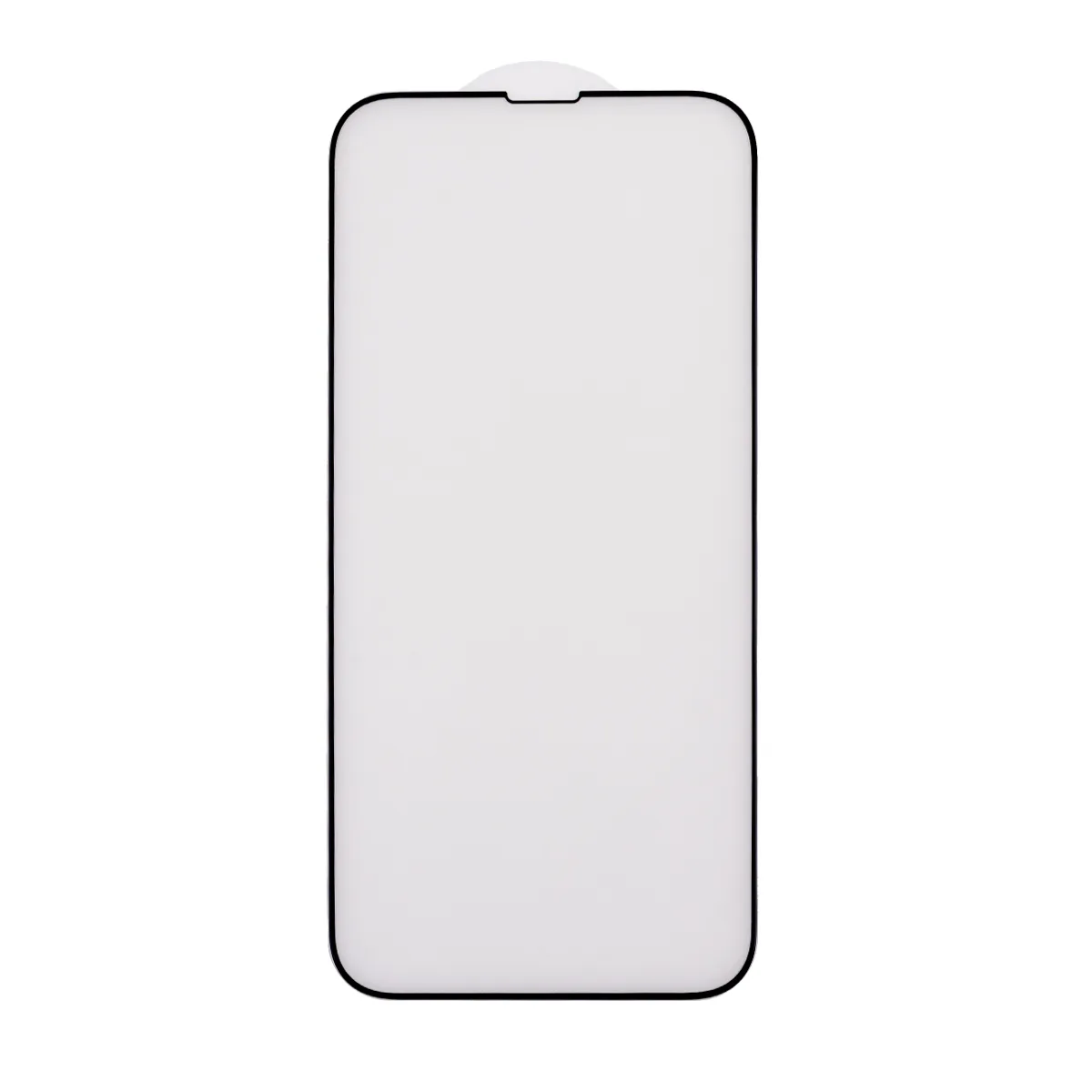Защитное стекло "Матовое" для iPhone 13 Pro Max/14 Plus Черный (Закалённое, полное покрытие)
