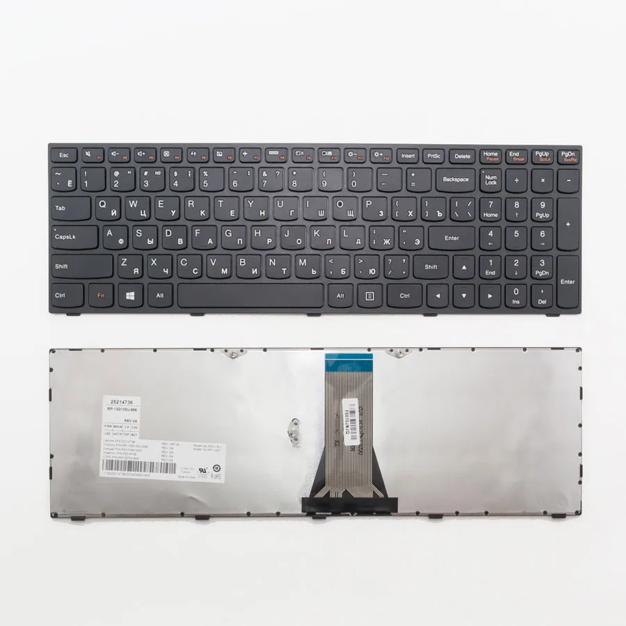 Клавиатура для ноутбука Lenovo IdeaPad G50-30/G50-45/G50-70/G50-80/G70-70 Черный