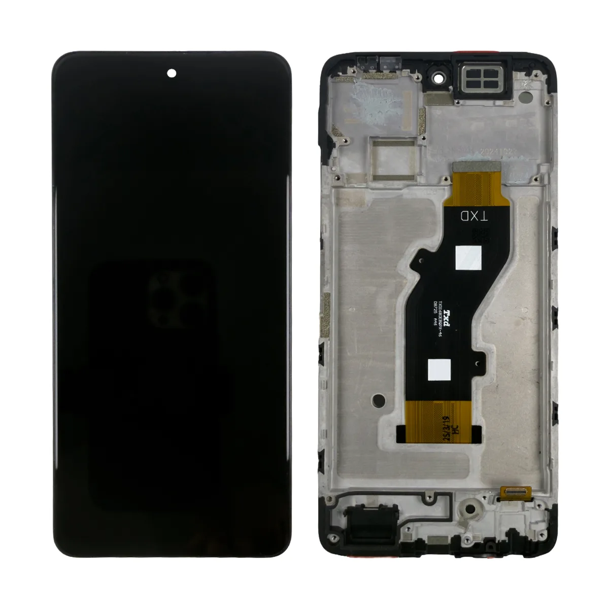 Дисплей для Tecno Spark 30 4G (KL6) модуль с рамкой Черный - OR