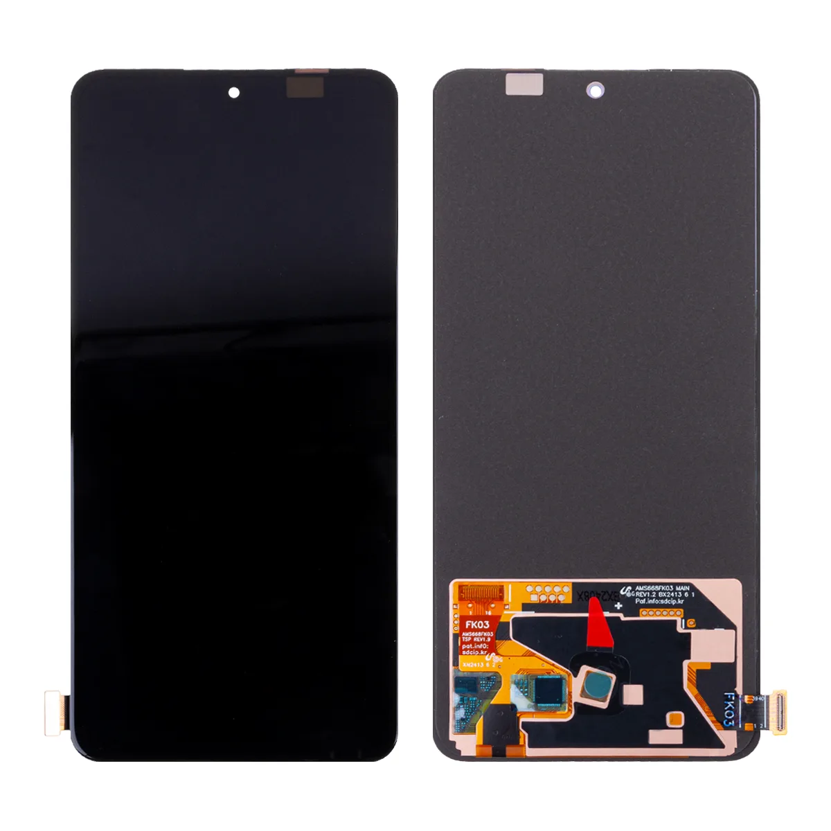 Дисплей для OPPO Reno 12 F 4G/Realme 12 4G (CPH2687/RMX3871) в сборе с тачскрином Черный - (OLED)
