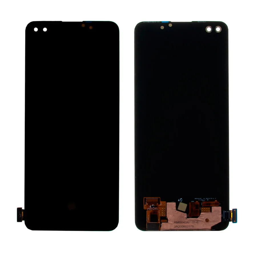 Дисплей для OPPO Reno 4 Lite (CPH2125) в сборе с тачскрином Черный - (OLED)